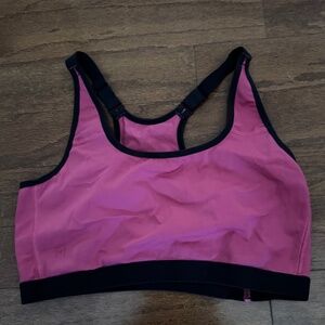 Ruby Ribbon Hot Pink Demiette Sports Bra | Size 40